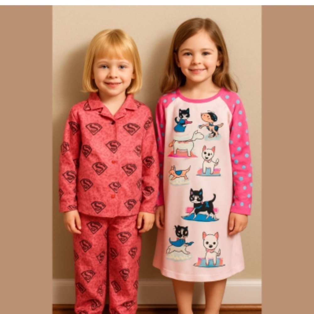 Cat and Jack Supergirl Pajamas Bundle